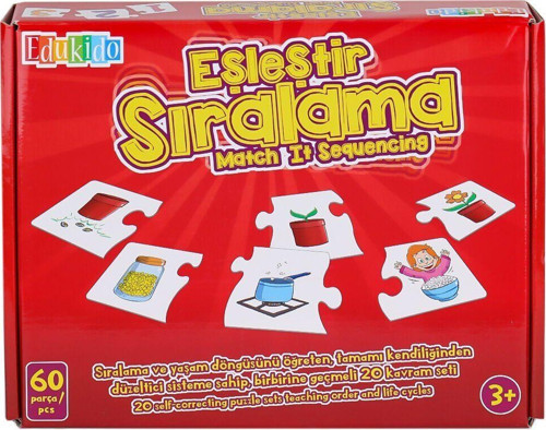 EDU-1013 Eşleştir Sıralama -Chiva Kız Erkek Çocuk Oyuncak Eğitici Oyuncaklar