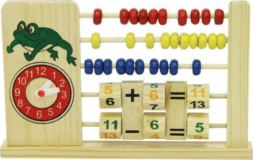 Sunman Ahşap Abaküs Kız Erkek Çocuk Oyuncak Eğitici Oyuncaklar