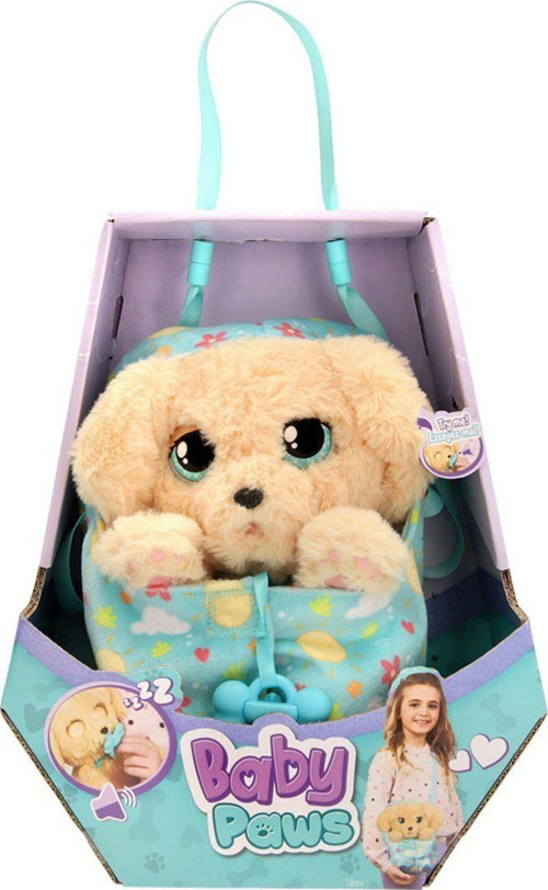 BAW01000 Baby Paws Sesli Yavru 20cm Peluş Kız Erkek Çocuk Oyuncak Eğitici Oyuncaklar