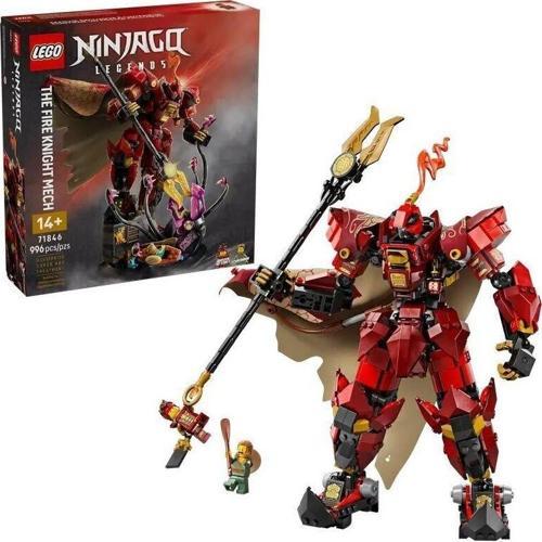 71846 Lego Ninjago Ateş Şövalyesi Robotu 996 parça +14 yaş Kız Erkek Çocuk Oyuncak Eğitici Oyuncakla