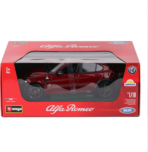 11048 Burago Alfa Romeo Gıula GTA 1:18 -Sunman Kız Erkek Çocuk Oyuncak Eğitici Oyuncaklar