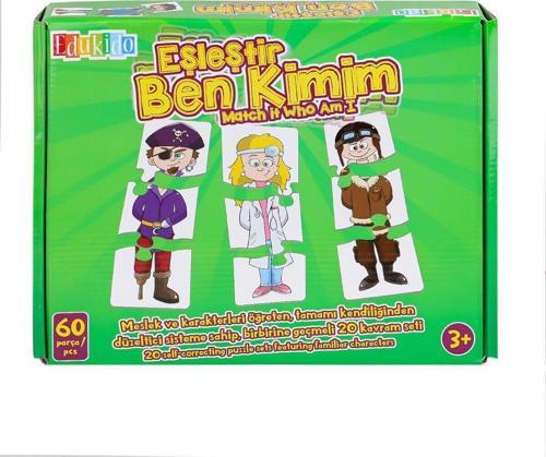EDU-1014 Eşleştir Ben Kimim -Chiva Kız Erkek Çocuk Oyuncak Eğitici Oyuncaklar