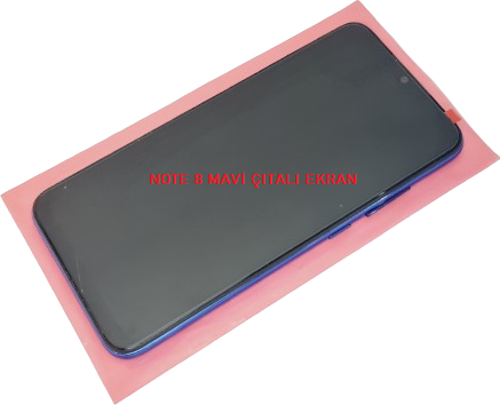 Xiaomi Redmi Note 8 Lcd Ekran Dokunmatik Orijinal (Full ÇITALI MAVİ)