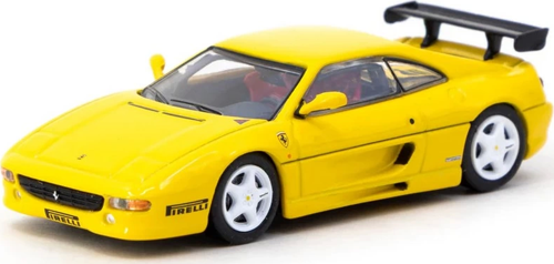 Tarmac Works X iXO Models 1/64 Ferrari F355 Challenge Yellow Kız Erkek Çocuk Oyuncak Eğitici Oyuncak