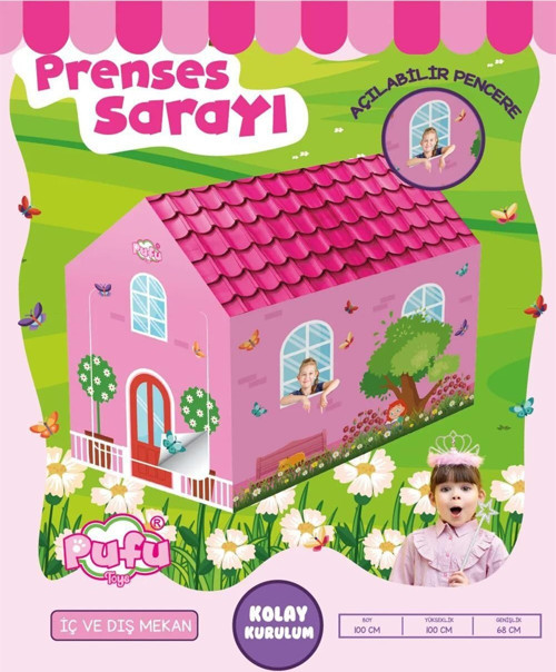 PRENSES OYUN ÇADIRI - 90586 Kız Erkek Çocuk Oyuncak Eğitici Oyuncaklar