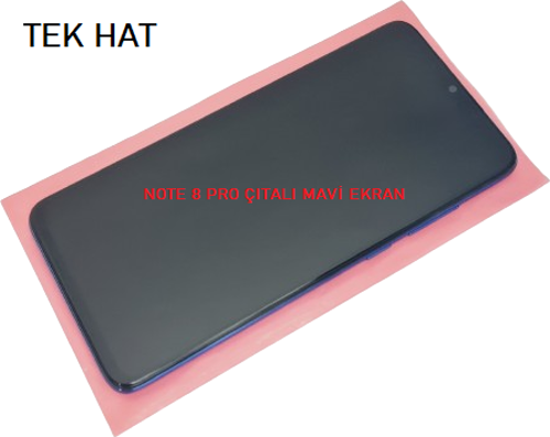 Xiaomi Redmi Note 8 PRO Lcd Ekran Dokunmatik Orijinal (Full ÇITALI MAVİ)