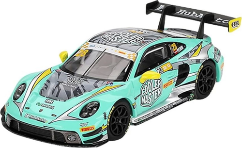 Mini GT 1/64 Porsche 911 GT3 R HubAuto Racing 2023 FIA GT World Cup 70th Macau Grand Prix Kız Erkek 
