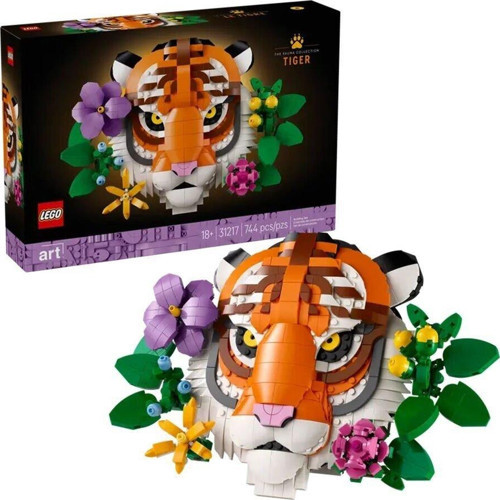 31217 Lego Fauna Koleksiyonu Kaplan - Tiger 744 parça +18 yaş Kız Erkek Çocuk Oyuncak Eğitici Oyunca