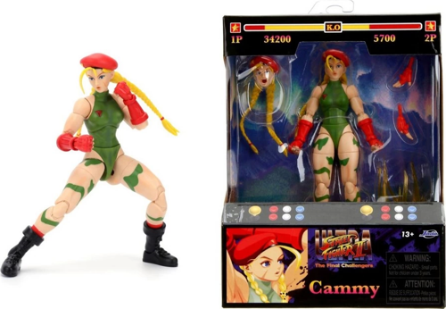 Jada Street Fighter II Cammy White Figür Kız Erkek Çocuk Oyuncak Eğitici Oyuncaklar