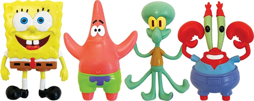 SpongeBob Aksiyon Figür Kız Erkek Çocuk Oyuncak Eğitici Oyuncaklar