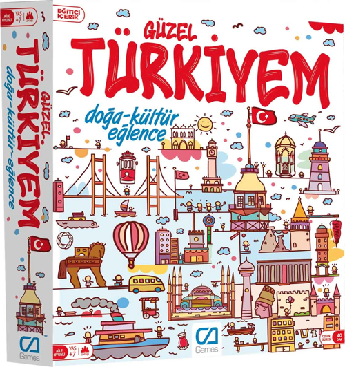 Güzel Türkiyem Kutu Oyunu Kız Erkek Çocuk Oyuncak Eğitici Oyuncaklar