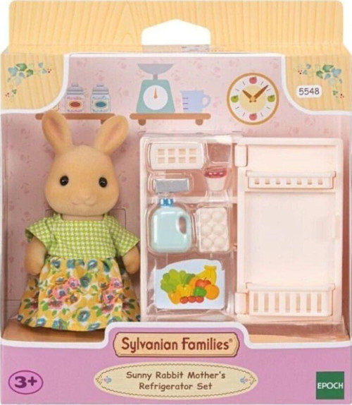 5548 Sylvanian Families Sunny Tavşan Anne ve Buzdolabı Seti +3 yaş Kız Erkek Çocuk Oyuncak Eğitici O