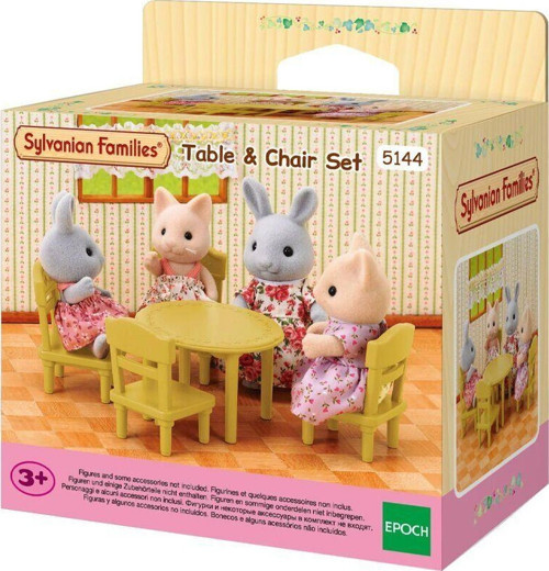 5144 Sylvanian Families Masa - Sandalye Seti (figürler dahil değildir) +3 yaş Kız Erkek Çocuk Oyunca