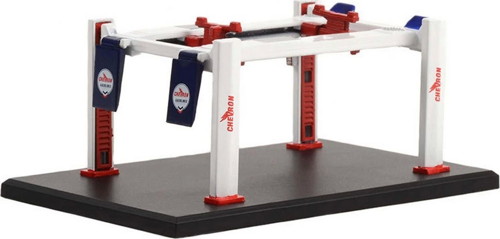 Greenlight 1/64 Chevron Gasolines Lift Kız Erkek Çocuk Oyuncak Eğitici Oyuncaklar