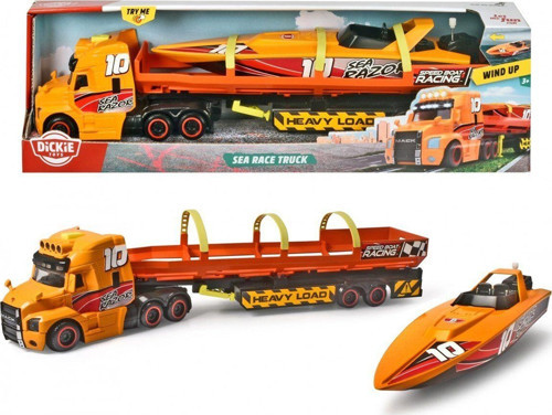 203747009 Dickie, Deniz Yarışı Kamyonu 41cm Kız Erkek Çocuk Oyuncak Eğitici Oyuncaklar