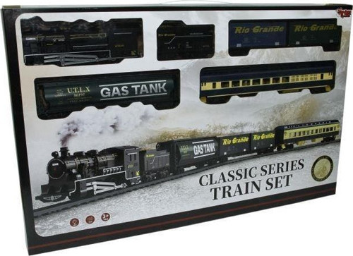 IŞIKLI VE SESLİ 33 PCS CLASSİC TREN -VRD Kız Erkek Çocuk Oyuncak Eğitici Oyuncaklar