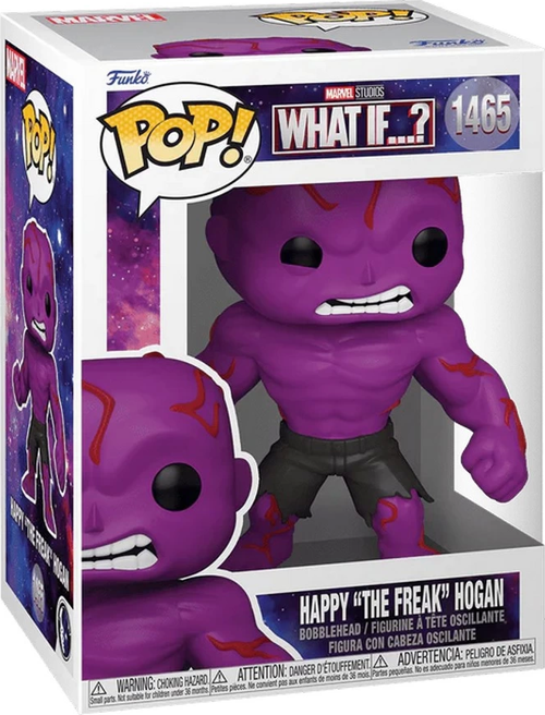 Funko POP Marvel: What If S2 - Happy ''The Freak'' Hogan Kız Erkek Çocuk Oyuncak Eğitici Oyuncaklar