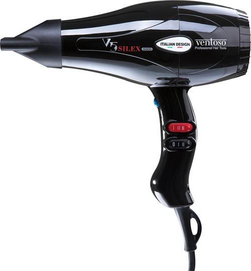 V5 Silex5000 2500 W Profesyonel Fön Makinesi Siyah