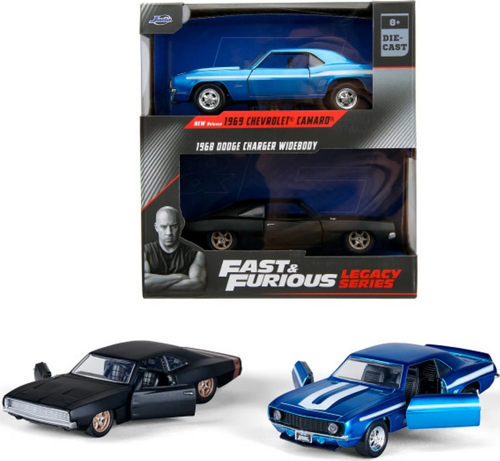 Jada 1/32 F&F Legacy Series Twin Pack W2/0 Kız Erkek Çocuk Oyuncak Eğitici Oyuncaklar