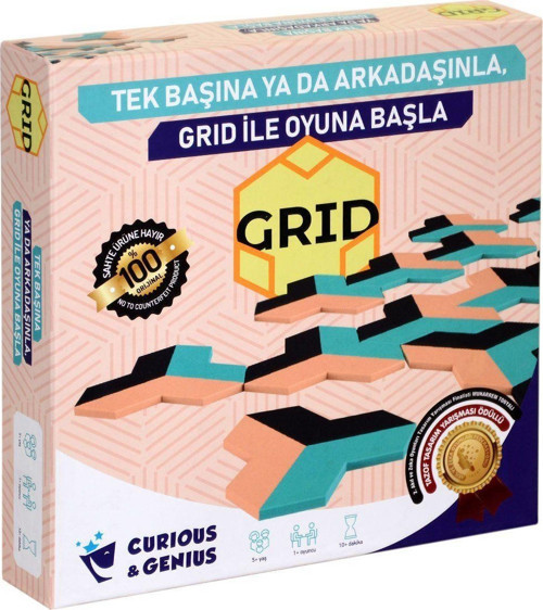ZMK-55081 Grid Oyunu -Özaydınlar Kız Erkek Çocuk Oyuncak Eğitici Oyuncaklar