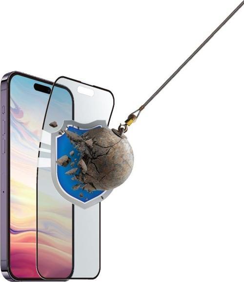 X-BufferGlass Temperli 9D Kırılmaz Telefon Cam Koruyucu iPhone 14 Pro