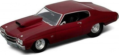 12537 WELLY 1 18 1970 CHEVROLET CHEVELLE Kız Erkek Çocuk Oyuncak Eğitici Oyuncaklar