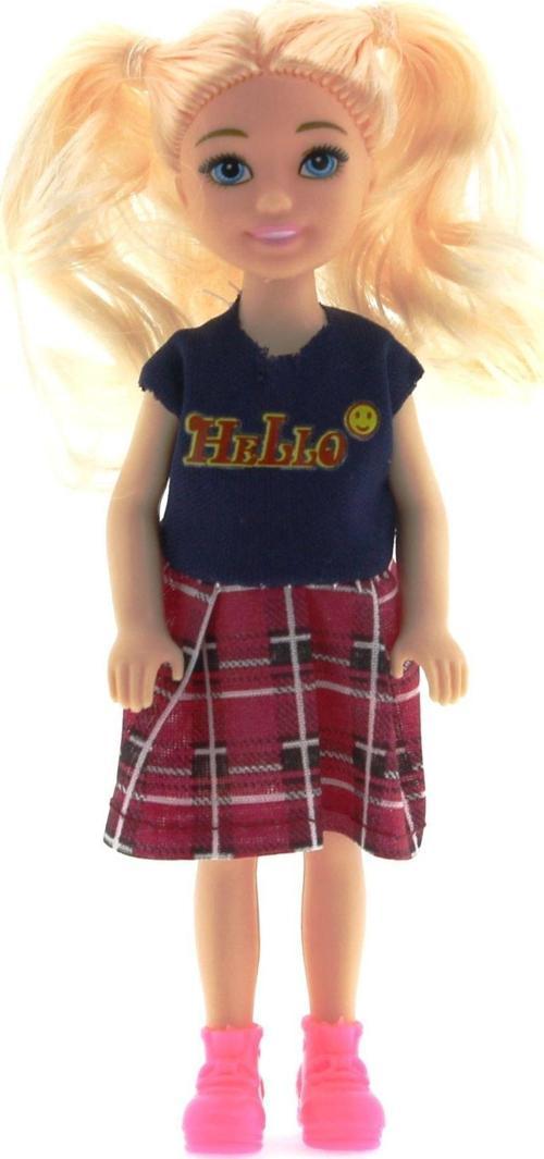 Baonier Pitikareli Etekli 14cm Sarışın Tekli Kız Bebek Kız Erkek Çocuk Oyuncak Eğitici Oyuncaklar