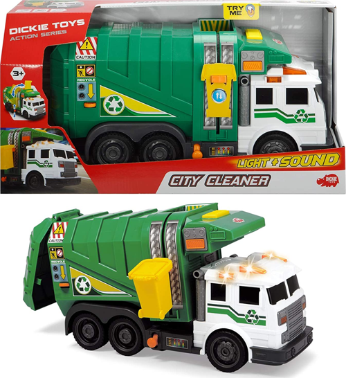 203308378 Dickie, Sesli ve Işıklı Şehir Temizleyici 35cm Kız Erkek Çocuk Oyuncak Eğitici Oyuncaklar