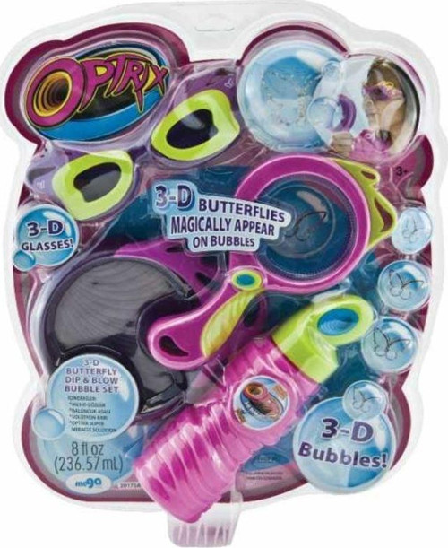 Optrix 3D Bubbles Set Kelebek Efektli 20175 D Kız Erkek Çocuk Oyuncak Eğitici Oyuncaklar