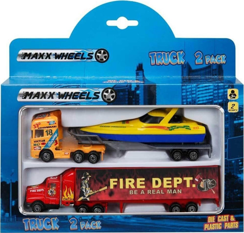 Maxx Wheels Çekici Tır Seti Kız Erkek Çocuk Oyuncak Eğitici Oyuncaklar