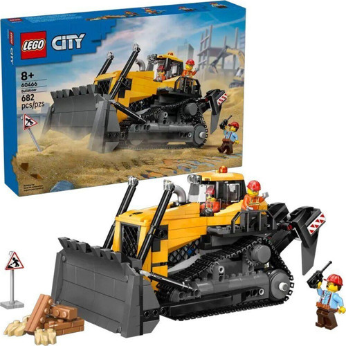 60466 Lego City Buldozer 682 parça +8 yaş Kız Erkek Çocuk Oyuncak Eğitici Oyuncaklar