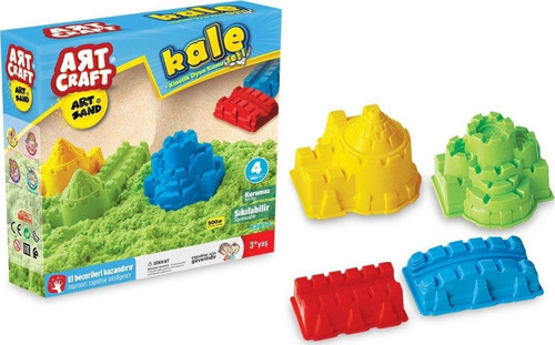 03610 Dede, Artsand Kale Kum Seti 500 gr / +3 yaş Kız Erkek Çocuk Oyuncak Eğitici Oyuncaklar