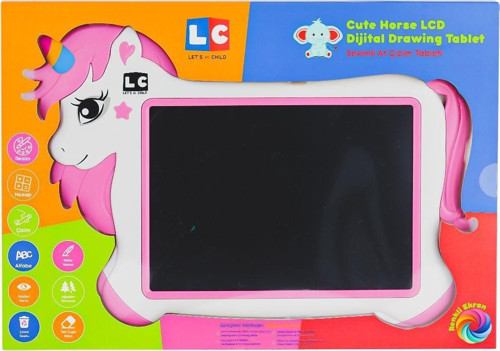 LC-31066 Sevimli At Çizim Tableti 10 inç -Lets be Child Kız Erkek Çocuk Oyuncak Eğitici Oyuncaklar
