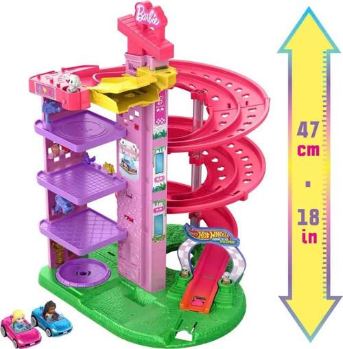 JDD65 Hot Wheels Racerverse Barbie Oyun Seti Kız Erkek Çocuk Oyuncak Eğitici Oyuncaklar