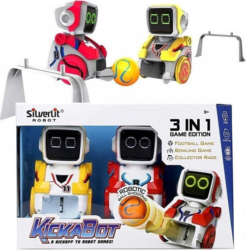 Silverlit Kickabot İkili Robot Seti Kız Erkek Çocuk Oyuncak Eğitici Oyuncaklar