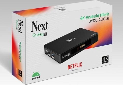 Q-Play 4K Ultra HD Android Uydu Alıcısı