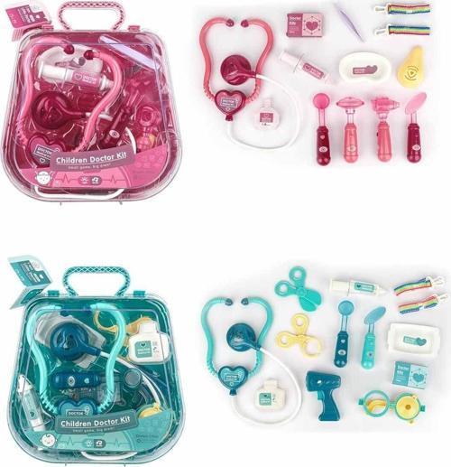 4947 SUN-YFN-DOKTOR SET ÇANTALI SES IŞIK 2R Kız Erkek Çocuk Oyuncak Eğitici Oyuncaklar
