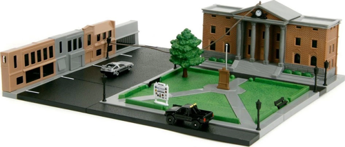 Geleceğe Dönüş Saat Kulesi Nano Sahnesi Diorama Modellemesi Kız Erkek Çocuk Oyuncak Eğitici Oyuncakl