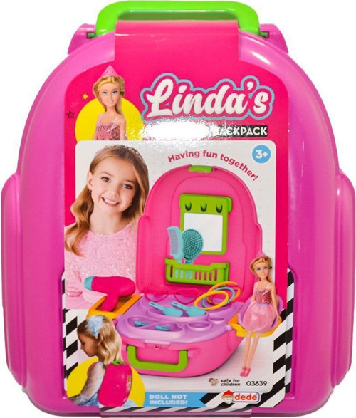 03839 Linda'nın Güzellik Set Sırt Çantası Kız Erkek Çocuk Oyuncak Eğitici Oyuncaklar