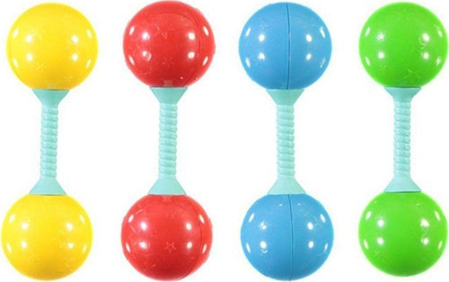 4108 Halter Çıngırak - Dumbell / 4112 -1adet stokta olan gönderilir Kız Erkek Çocuk Oyuncak Eğitici