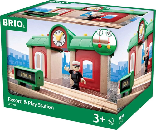 Brio Ses Kaydeden İstasyon 33578 Kız Erkek Çocuk Oyuncak Eğitici Oyuncaklar