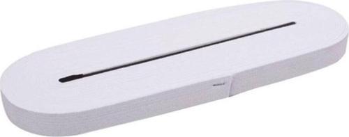 Beyaz Bel Paça Don Lastiği Yassı Geniş Lastik 10 M 1.5 Cm