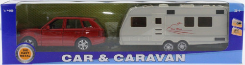 Kırmızı Metal Araçlı Karavan Mk1021 Kız Erkek Çocuk Oyuncak Eğitici Oyuncaklar
