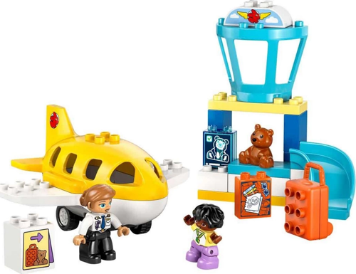 LEGO DUPLO Kasabası İlk Havaalanı Deneyimi Kız Erkek Çocuk Oyuncak Eğitici Oyuncaklar