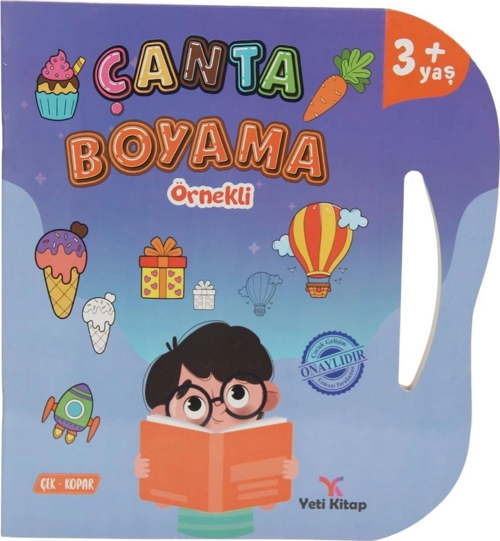 Çanta Kitap Boyama Kitabı Örnekli Kız Erkek Çocuk Oyuncak Eğitici Oyuncaklar