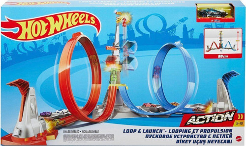 GRW39 Hot Wheels Dikey Uçuş Heyecan Yarış Seti Kız Erkek Çocuk Oyuncak Eğitici Oyuncaklar