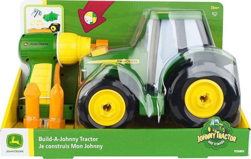46655 Tomy John Deere - Yap-Oyna Traktör Johnny +18 ay Kız Erkek Çocuk Oyuncak Eğitici Oyuncaklar