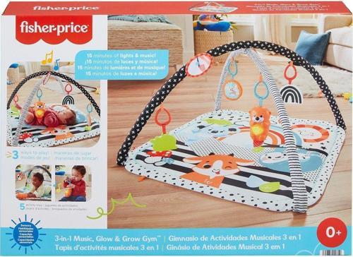 HBP41 Fisher-Price® Neşeli Hayvanlar 3ü1 Arada Jimnastik Merkezi Kız Erkek Çocuk Oyuncak Eğitici Oyu