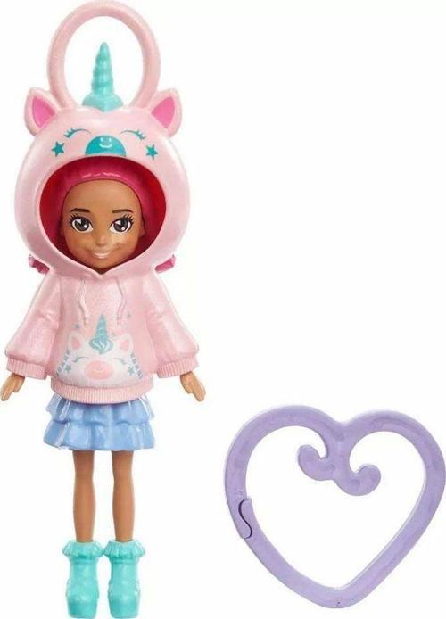HKV98 Polly Pocket Kapüşonlu Bebekler -1adet stokta olan gönderilir Kız Erkek Çocuk Oyuncak Eğitici 
