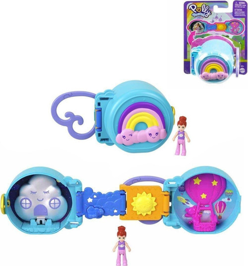 HRD73 Polly Pocket Sevimli Hayvancık Temalı Mini Oyun Setleri Kız Erkek Çocuk Oyuncak Eğitici Oyunca